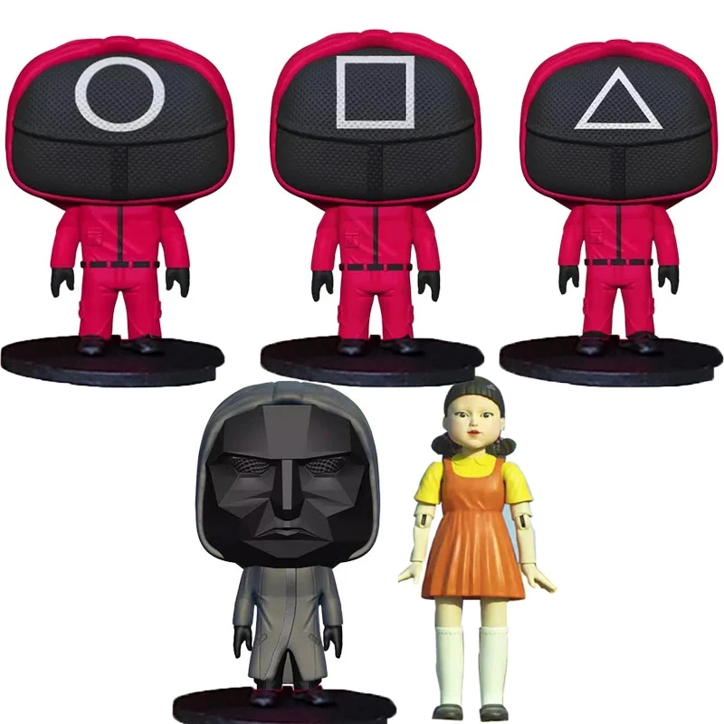 

Korea Game Figure Resin Doll Ornaments Hand-made Doll Collection Decoration Model Network Game for Home Christmas Decor