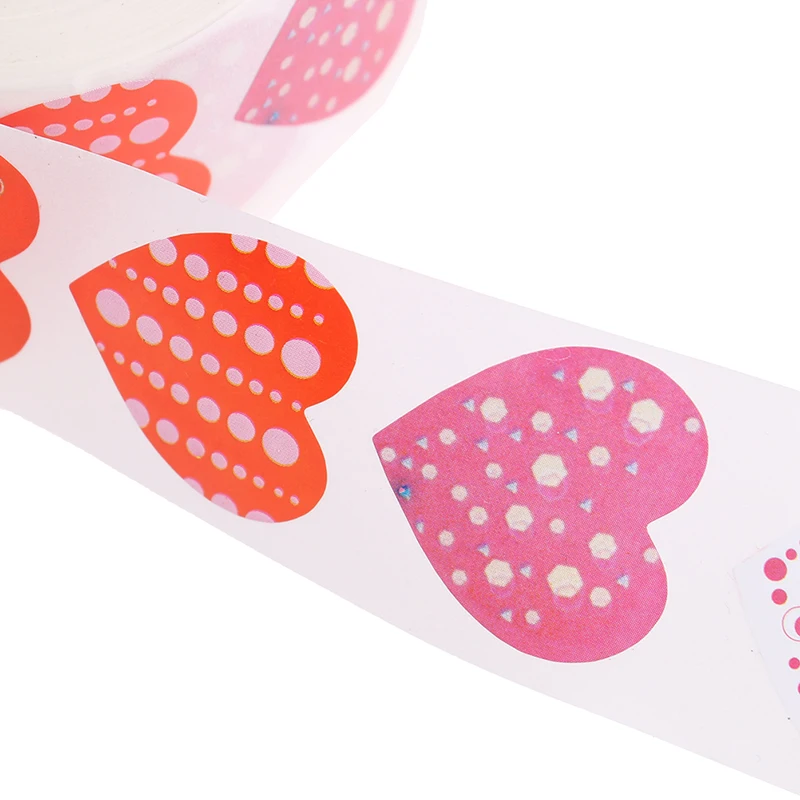 

Heart Shaped Sticker Scrapbooking Gift Packaging Seal Birthday Party Wedding Supply Stationery Sticker