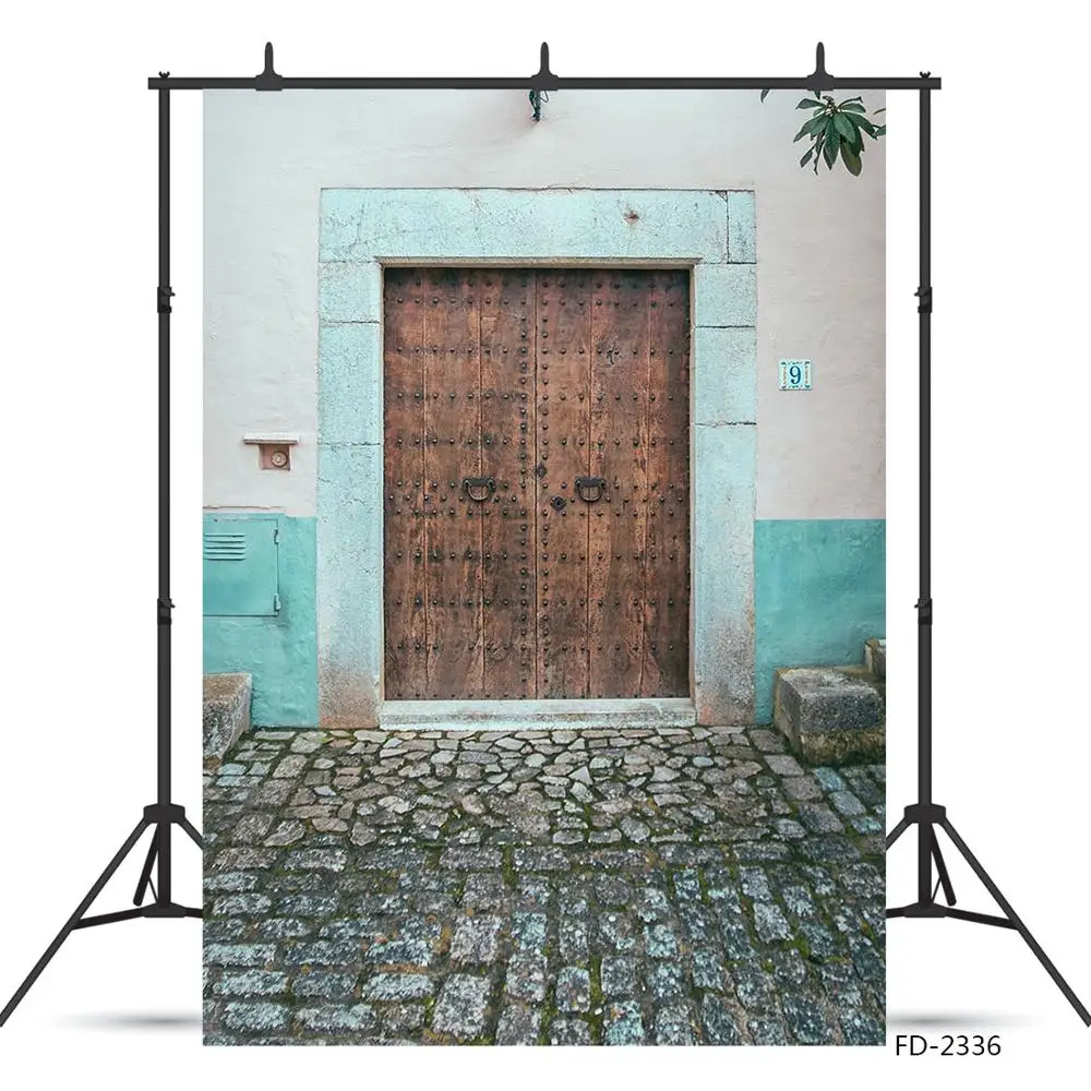 Фотофон с изображением старого дома кирпичной и цементной стеной | Электроника