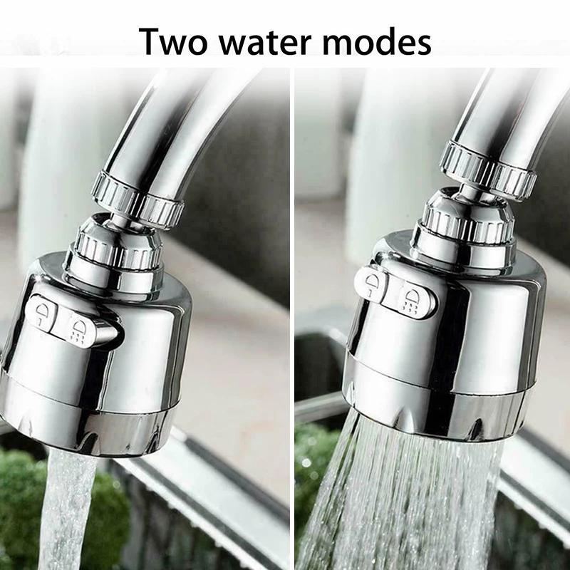 

2-Gear Adjustable Kitchen Faucet Single Hole Pull Out Spout Kitchen Sink Mixer Tap Stream Sprayer Head Stainless Steel