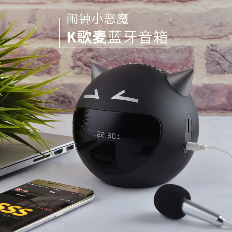 M8 Devil Audio подарок на день рождения часы Будильник Радио K Song микрофон Bluetooth