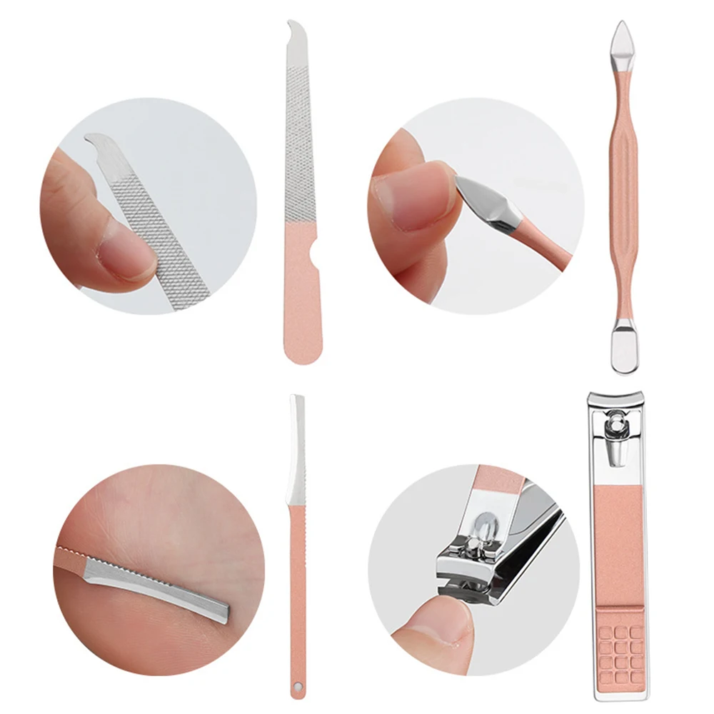 

Stainless Steel Nail Clippers Set Accessories for Foot Manicure Nail Tools