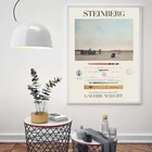 Saul Steinberg художественная живопись на холсте печать винтажный выставочный постер галерея маэйт в Париже 1973 Настенная картина для музея домашний декор