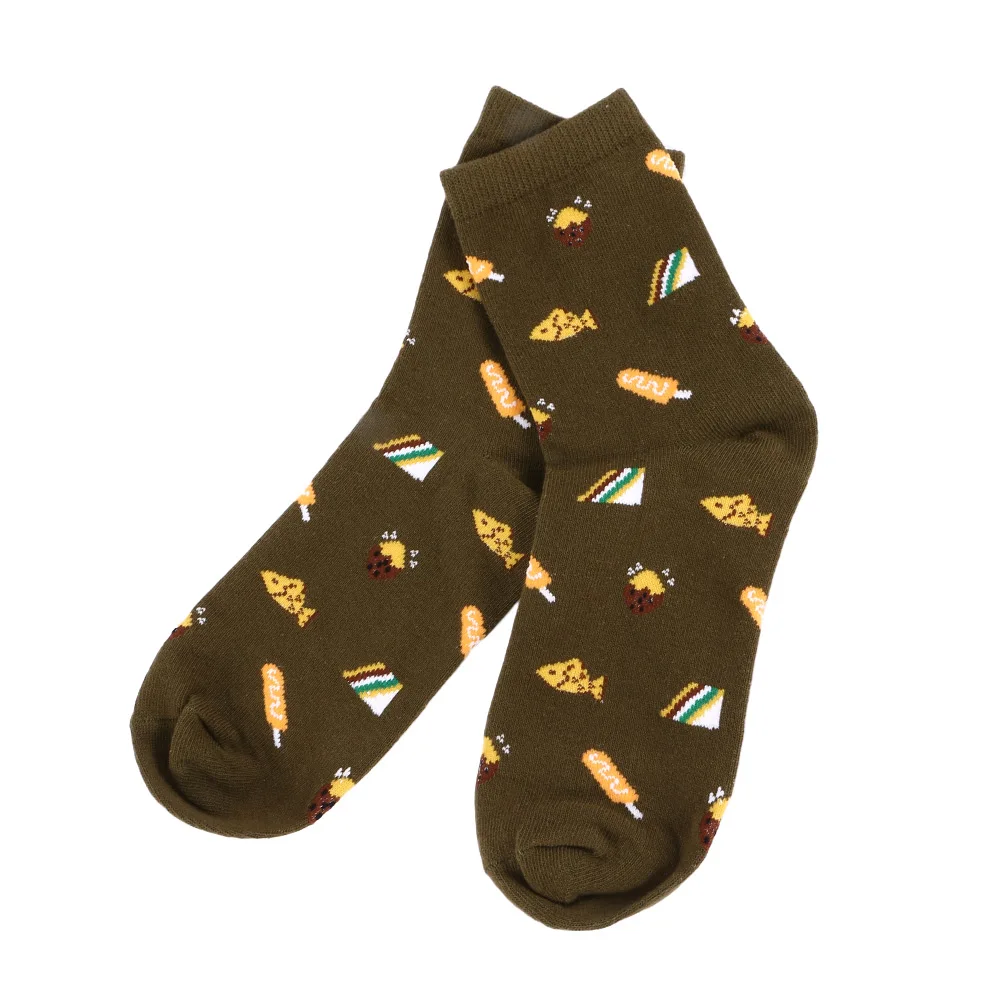 Зимние мягкие теплые носки модные корейские творческие Мультяшные из хлопка с