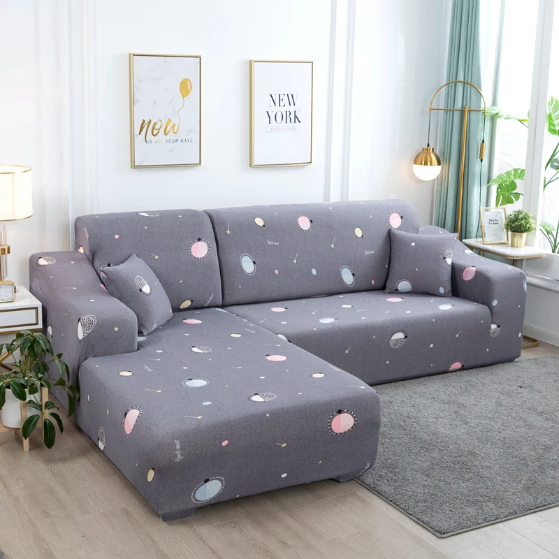 

Elastic Stretch Sofa Cover 1/2/3/4 Seater Slipcover Couch Covers for Living Room Sectional L Shaped Couch Cover Furniture Cover