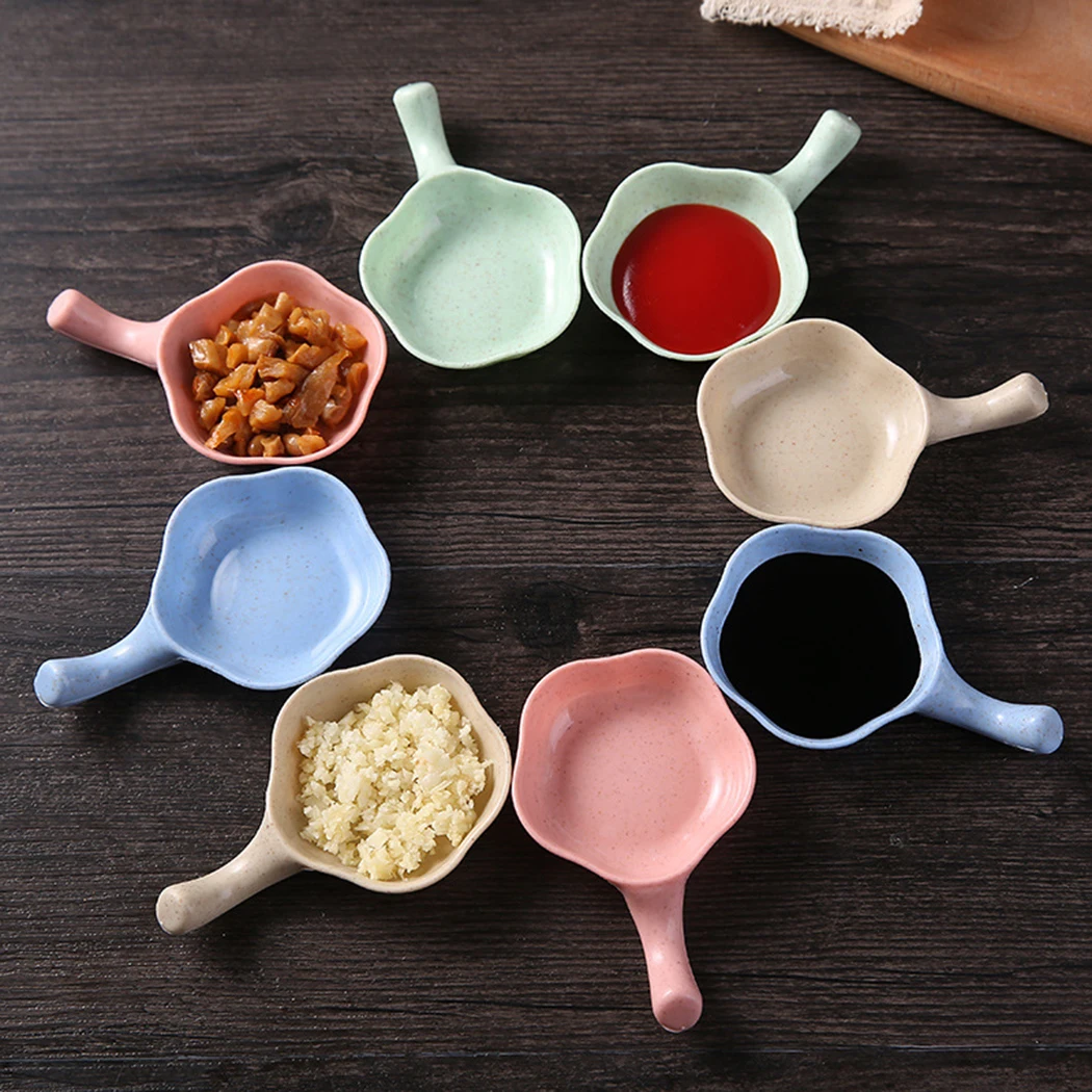 

New Dish Sauce Salt Snack Mini Cute Multipurpose Multicolor Seasoning Dish vinegar Dipping Dish Dipping Bowls Appetizer Plates