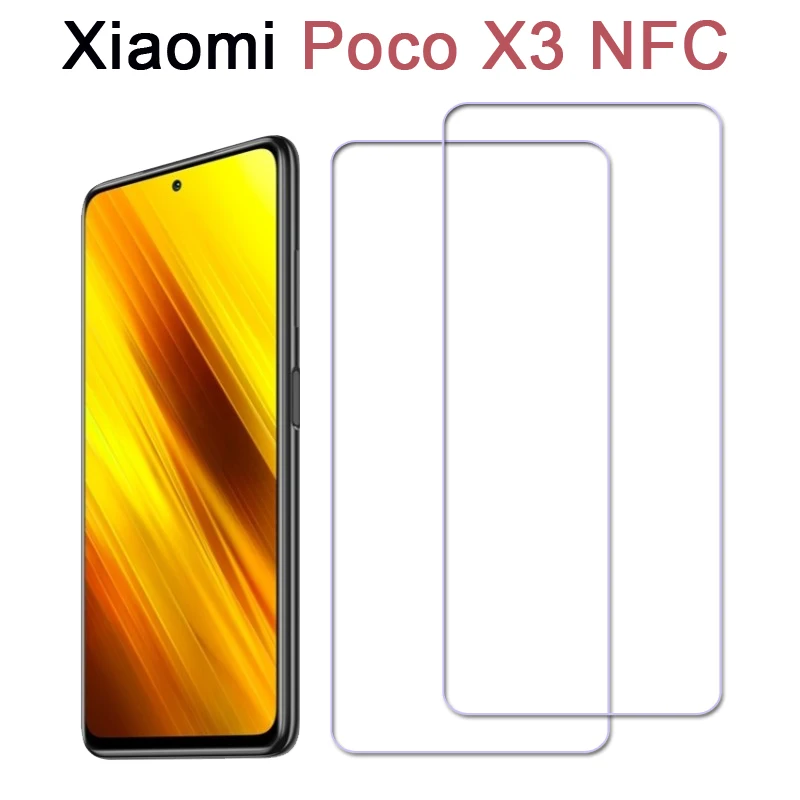 

Закаленное стекло для Xiaomi Poco X3 NFC, 2 шт.