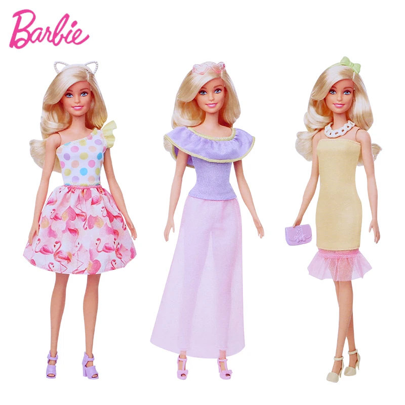 Барби модная комбинация милая одежда Подарочная коробка GFB83 многодоступ игрушка