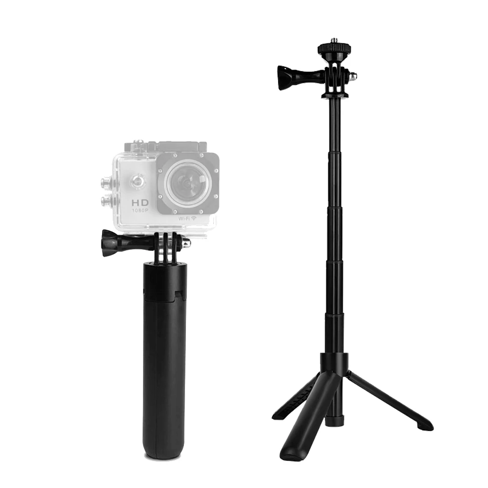 Мини ручка палка для селфи мини Настольный Штатив GoPro Hero 5 6 7 8 герой 9 DJI Osmo Action YI SJACAM