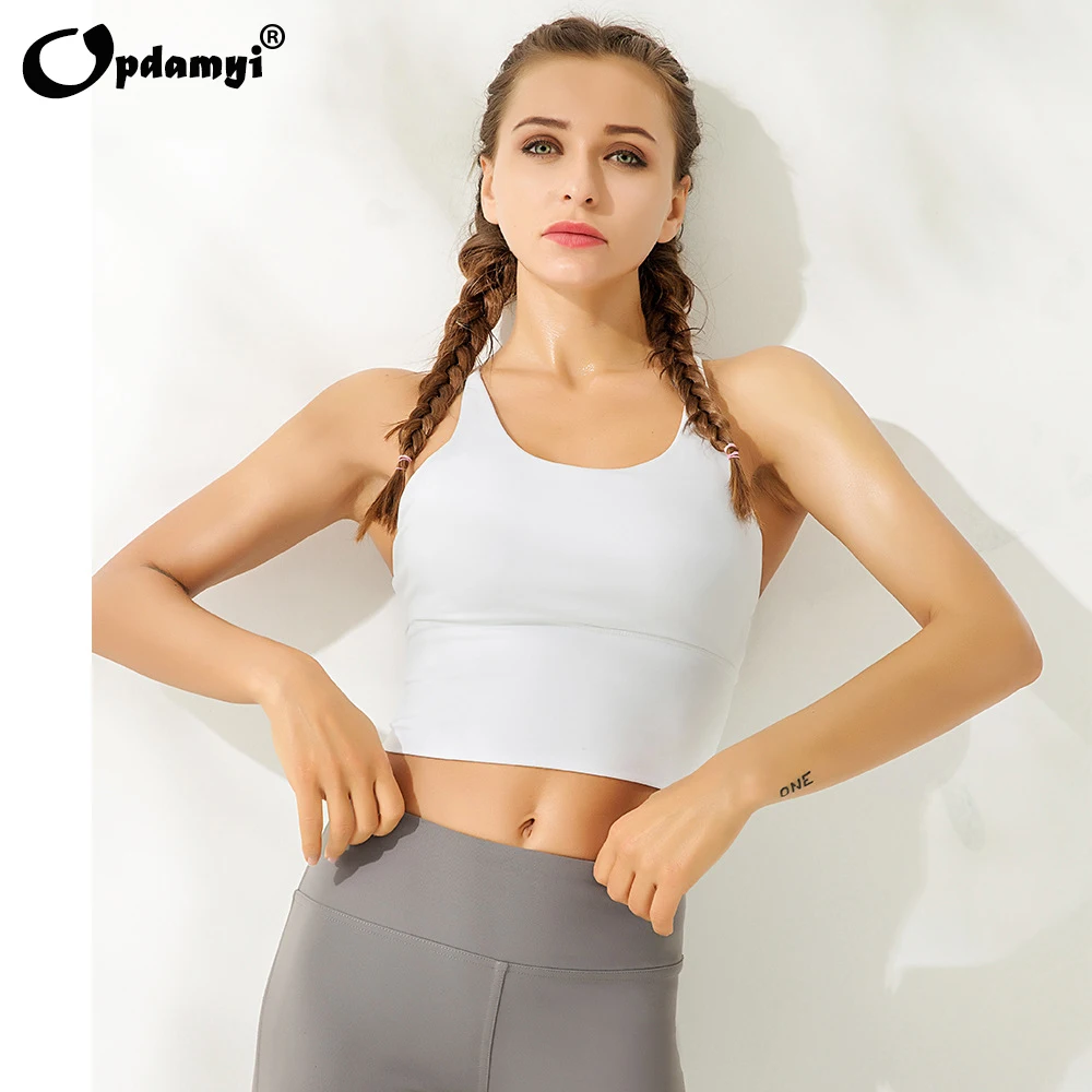 Высокоэффективный бесшовный спортивный бюстгальтер для женщин на бретельках