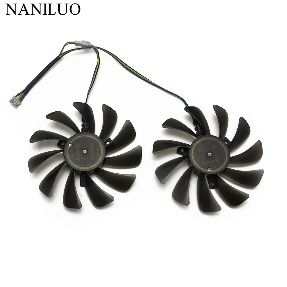 2 шт./лот 95 мм FDC10U12S9-C CF1010U12S заменить для его AMD Radeon RX 580 590 RX580 RX590 IceQX2 турбо видеокарта вентилятор охлаждения
