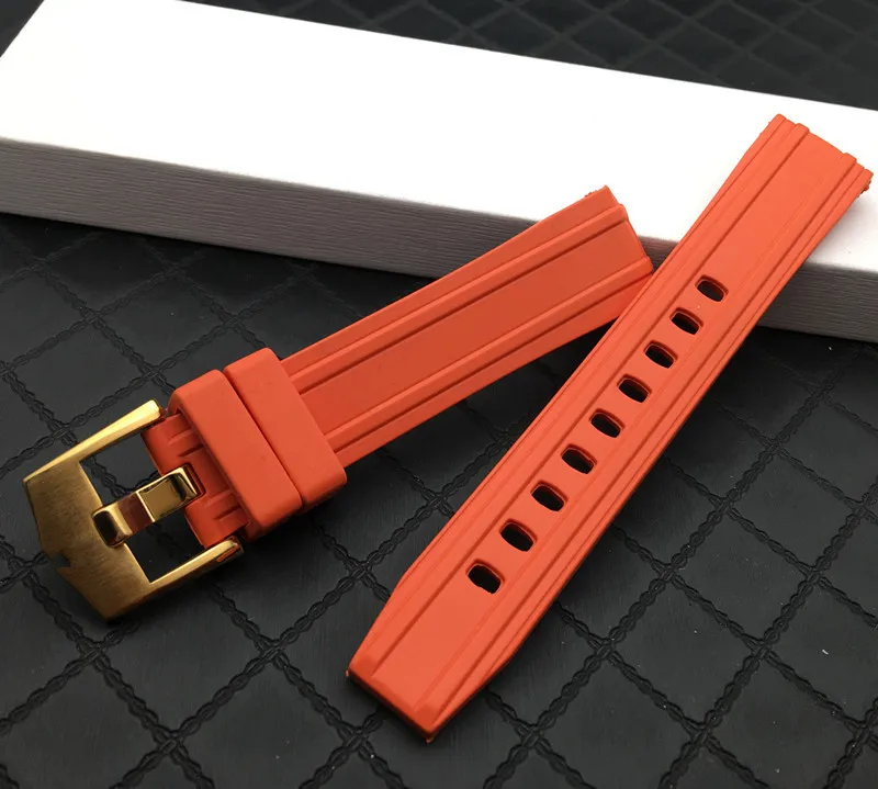Imported soft Rubber Silicone Watch band 20mm Grind Arenaceous AT150 Belt Special for Omega strap for Seamaster 300 logos tools