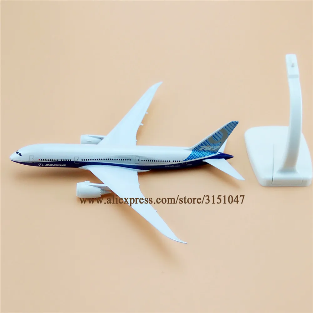 20 см воздушный прототип Boeing 787 B787 9 Airlines ProtoMech модель самолета из сплава металла