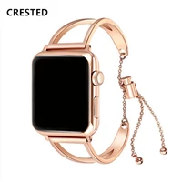 strap for apple watch band 45mm41mm 42mm38mm44mm40mm correa stainless steel cuff fashion design chain iwatch 4 3 5 se 6 7