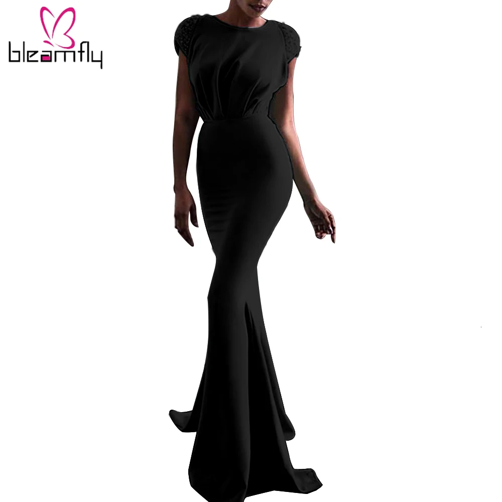 2019 женское осеннее элегантное кружевное платье с блестками круглым вырезом