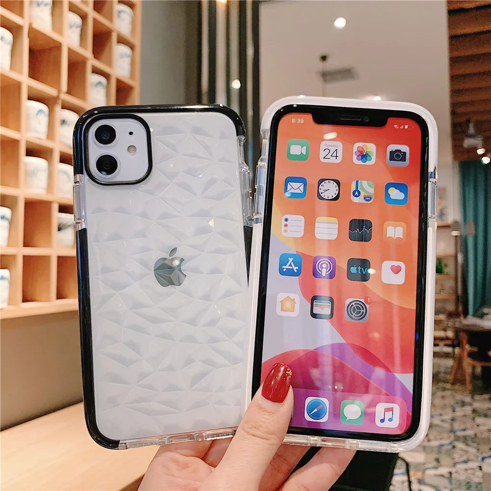 Противоударный чехол с подушкой безопасности для телефона iPhone 12 mini 11 Pro XS Max SE2020 XR 7