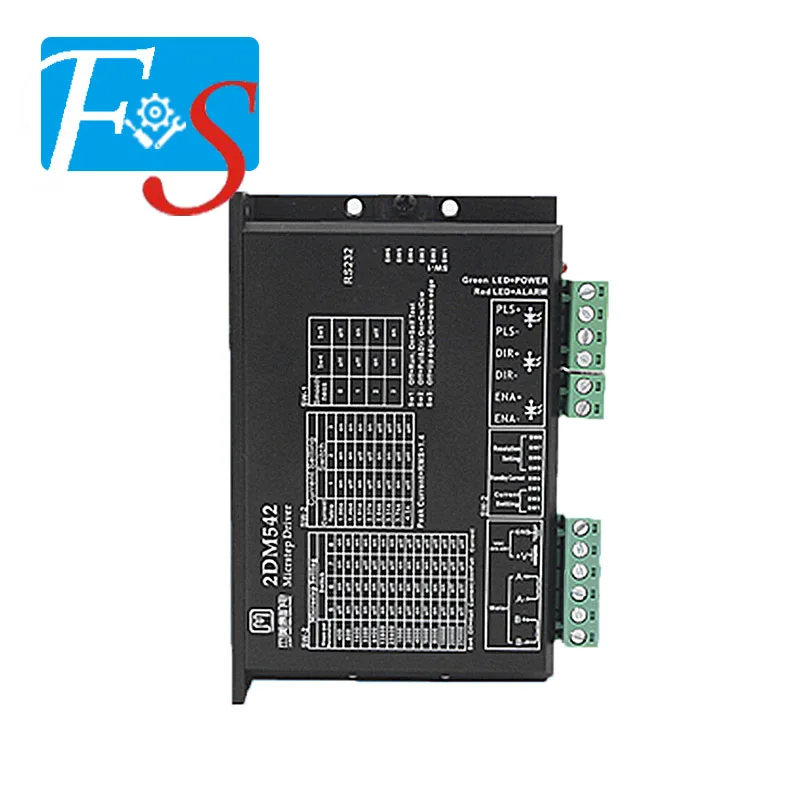 Шаговый двигатель JMC 2DM542-N 2-фазный цифровой драйвер макс. 18-48 В постоянного тока 4 2
