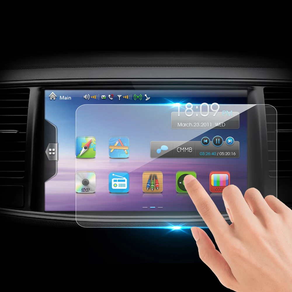 Для Mercedes benz s320 C180 C200L GPS навигация экран стальной материал Защитная пленка для