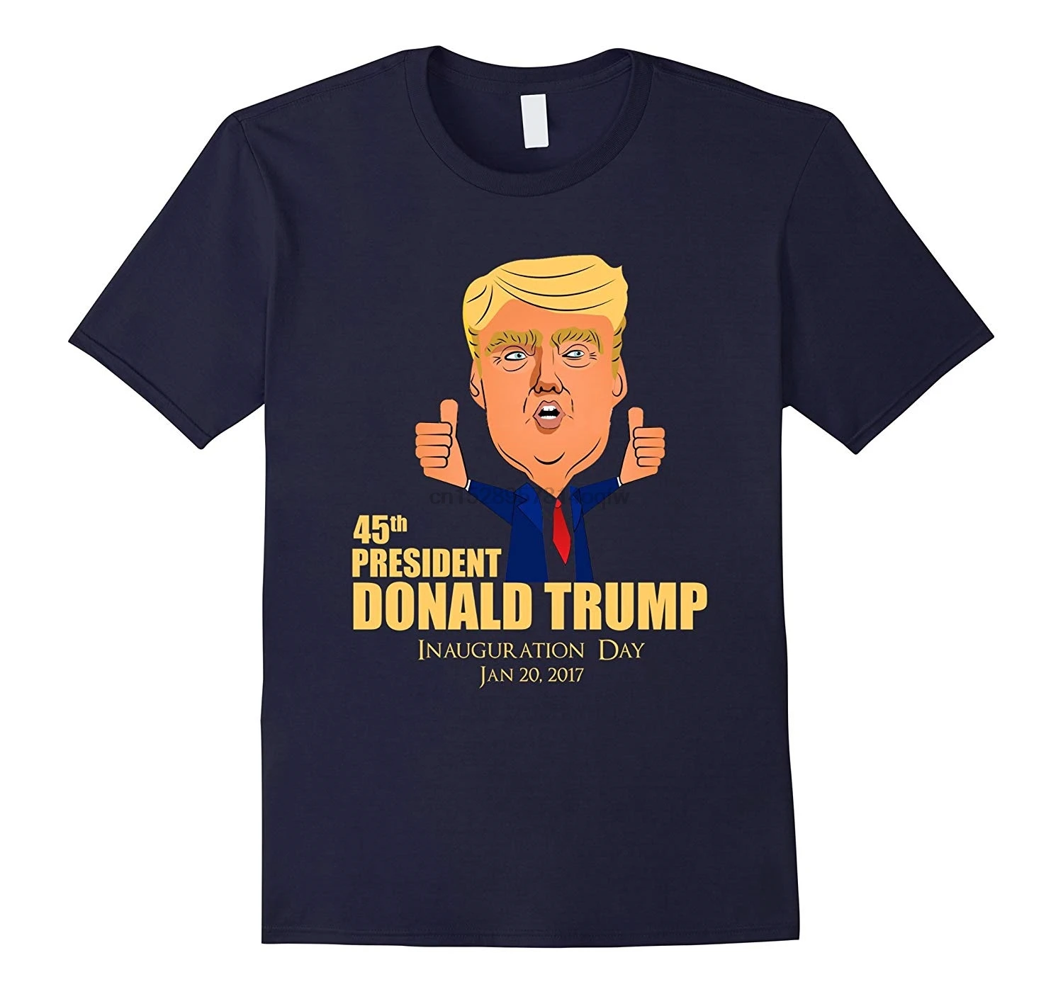 Мужская футболка президент Дональд Трамп день инаугурации Официальная