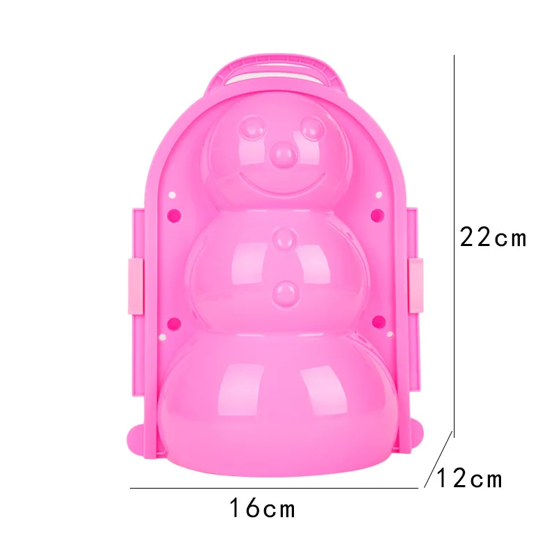 

Winter outdoor Children 's Plastic Operates Snowman Clip Maker Run Kids Snow Making Sand Mold Tools Is Suing Sports Toys