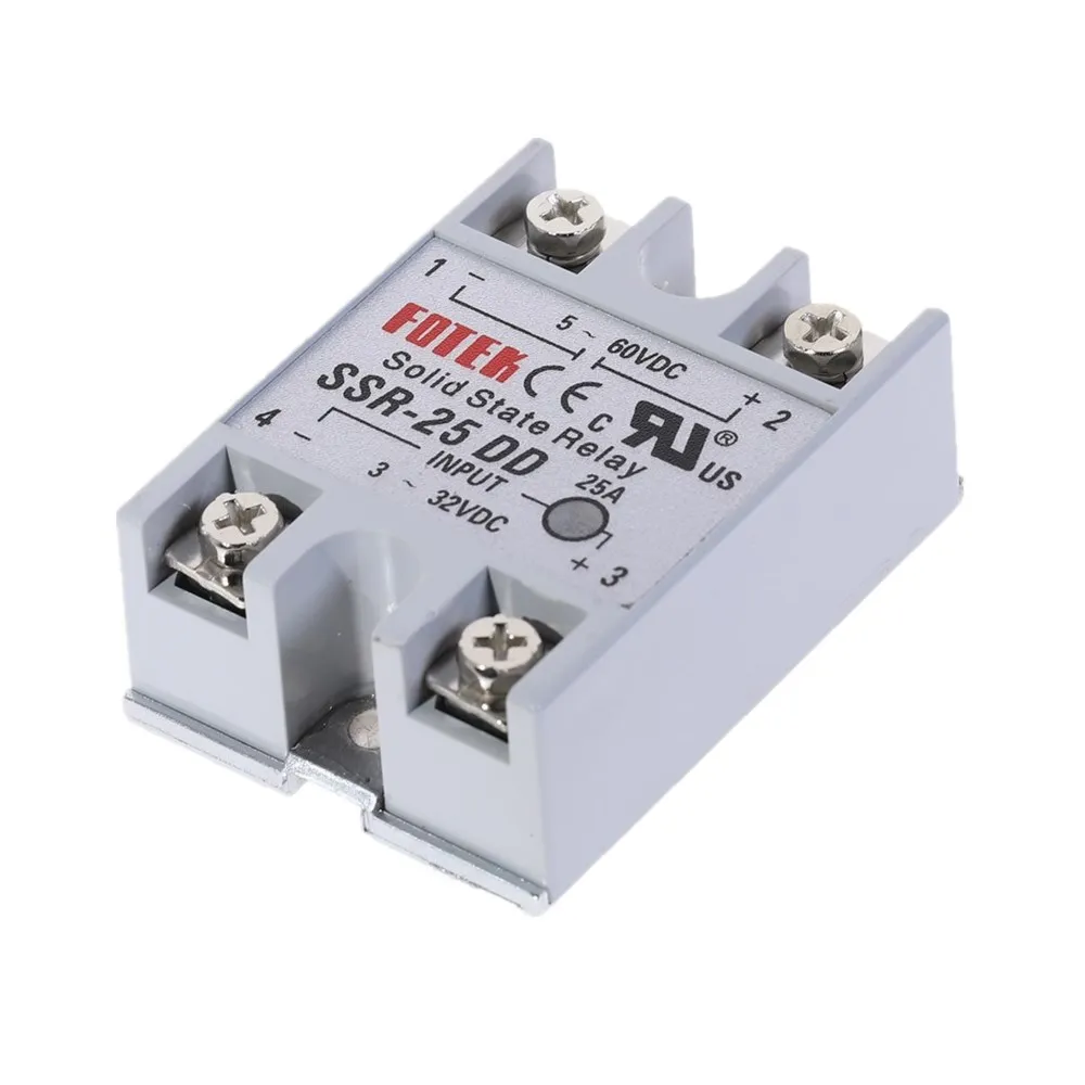 DC Однофазное твердотельное реле SSR 25DD Module 25A DD входное напряжение 3 32V TO 5 60V
