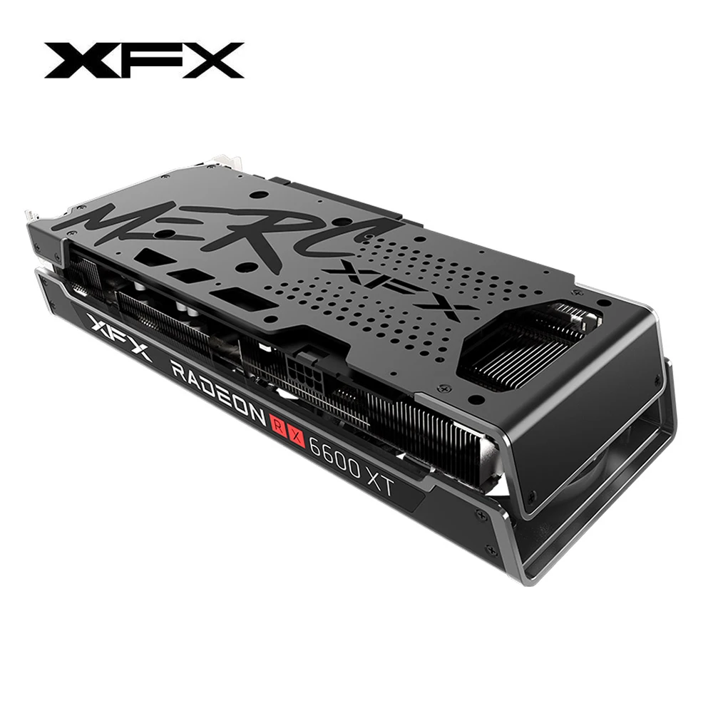 XFX Новый Radeon RX 6600 XT 8 Гб OC RX6700XT 12 GDDR6 поддержка AMD RDNA2 DirectX компьютерная графика |