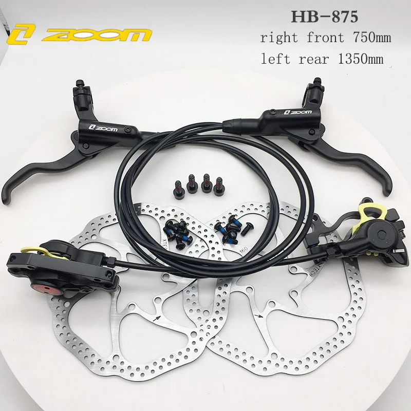 Zoom HB-875 тормоз велосипед mtb Гидравлический дисковый тормоз набор зажим горный велосипед тормоз лучше, чем M395 M447