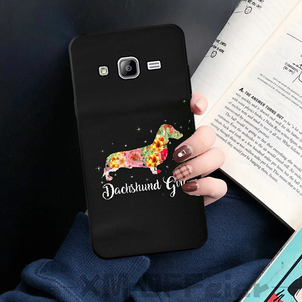 Чехол для телефона Dachshund Doxie Flower Dog Puppy Samsung J6 Prime 7 Plus Peime J7 Neo J8 J6Plus Duo 2018 2019 | Мобильные