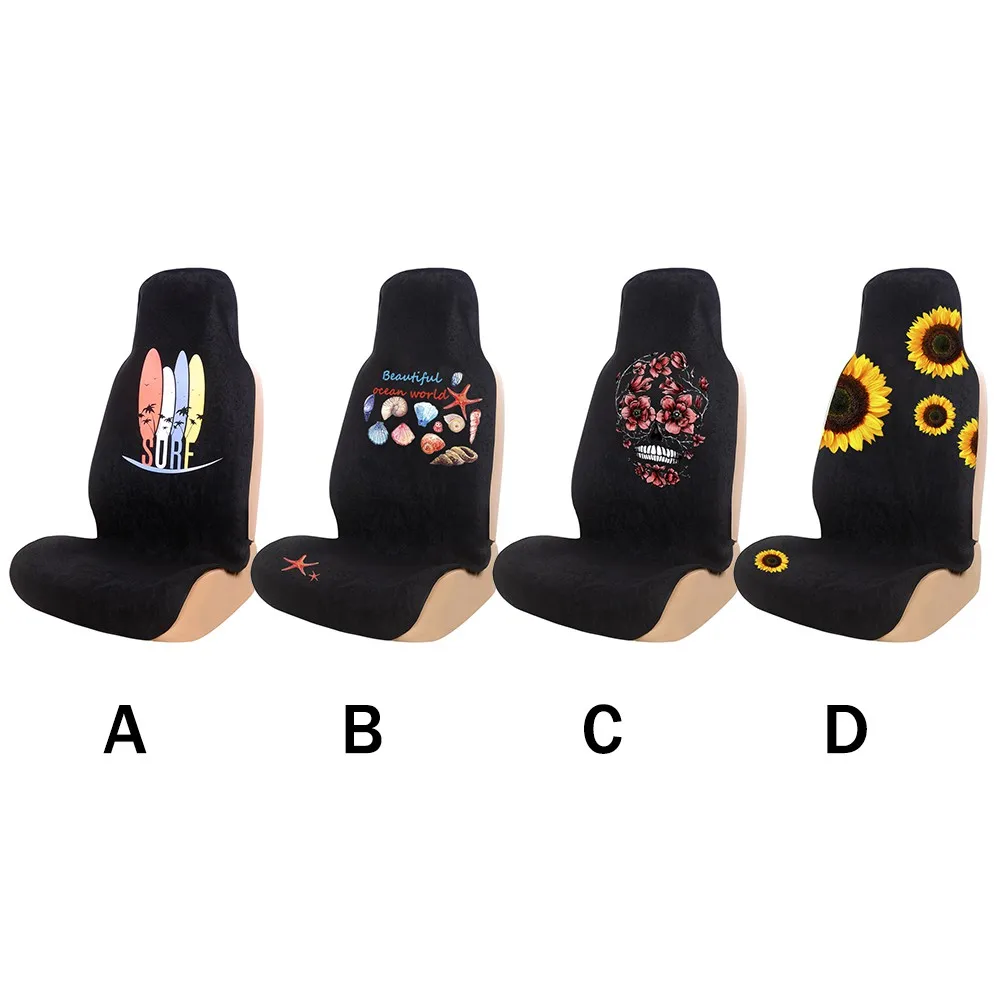 Универсальный чехол для переднего сиденья автомобиля Регулируемый моющееся