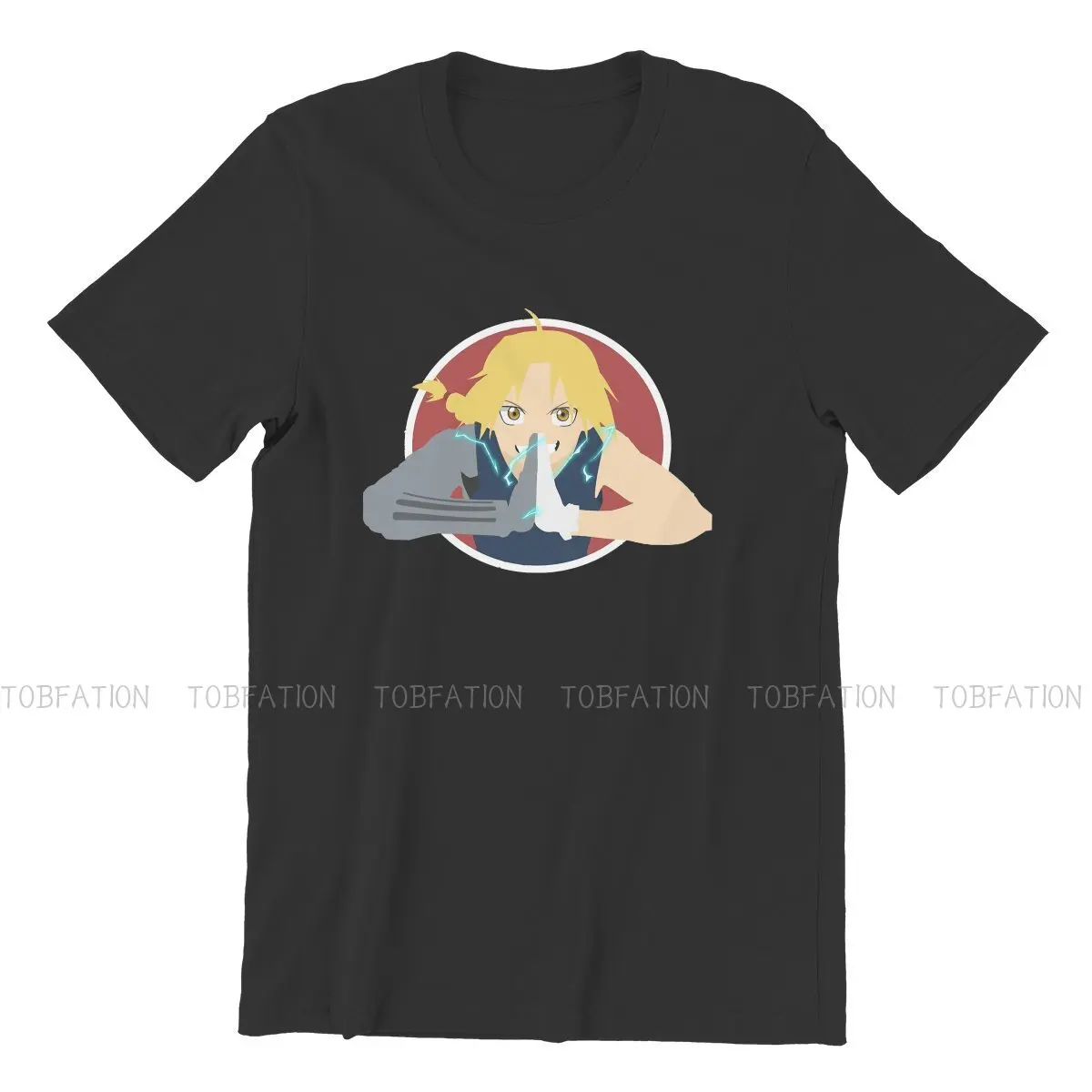 Цельнометаллическая футболка с изображением алхимика приключений фэнтези крови