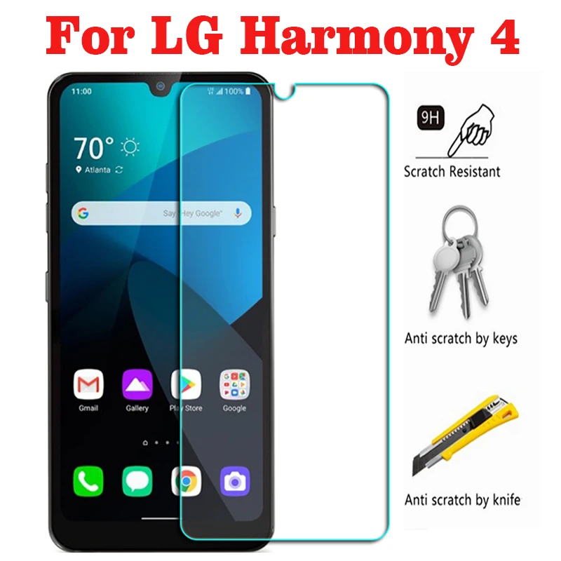 Закаленное стекло с полной проклейкой для LG Harmony 4 Original 9H Высококачественная