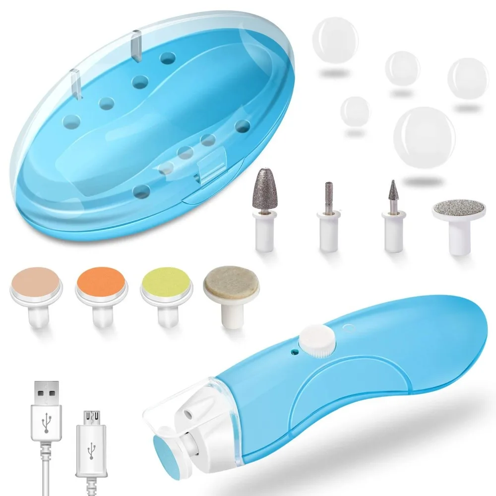 Новинка USB зарядка новый электрический детский пилочка для ногтей безопасные
