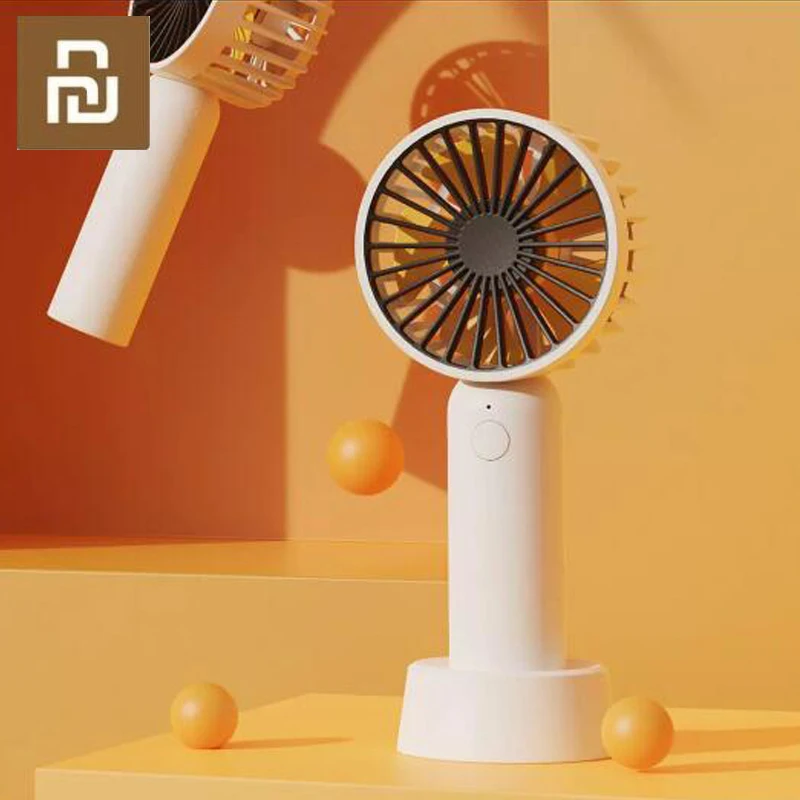 Ручной мини вентилятор Bcase маленький и портативный 3 скоростной бесшумный ветер