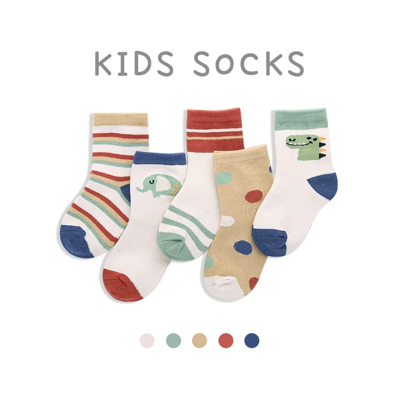 

Осенне-зимние детские носки для мальчиков, хлопковые модные детские полосатые короткие женские носки C1007 для маленьких девочек