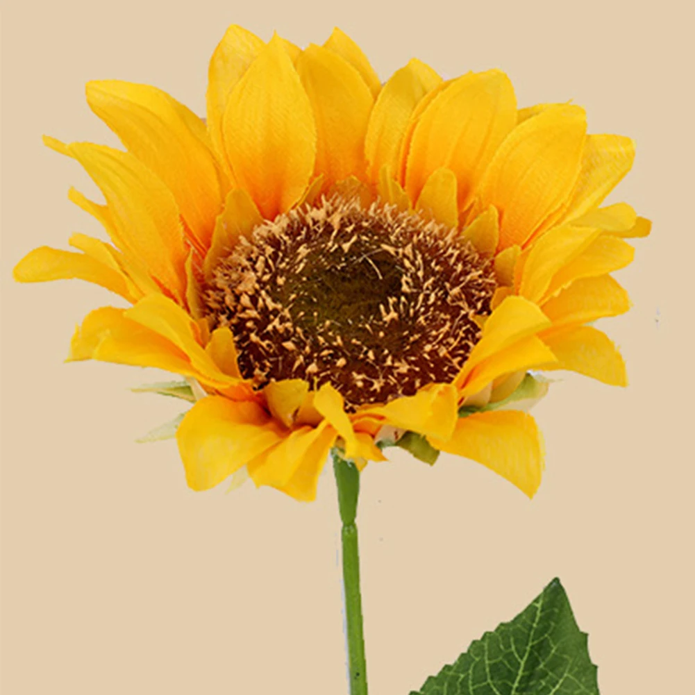1 шт искусственный подсолнух домашний сад забор украшения парка яркие поддельные