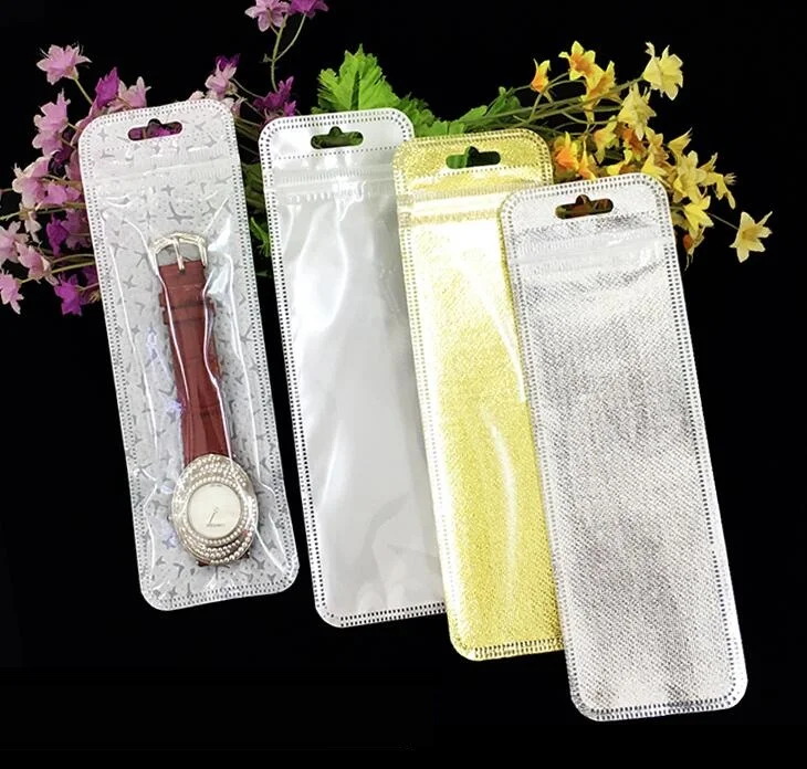 

New Arrival Small gift bag for jewelry cosmetic Gold ziplock bag Zipper Self seal plastic bag Multi Function Storage Bag 200pcs