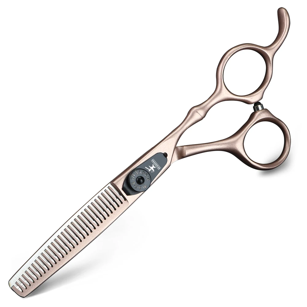 6 дюймов розовое золото профессиональные ножницы для волос Япония 440C резки и