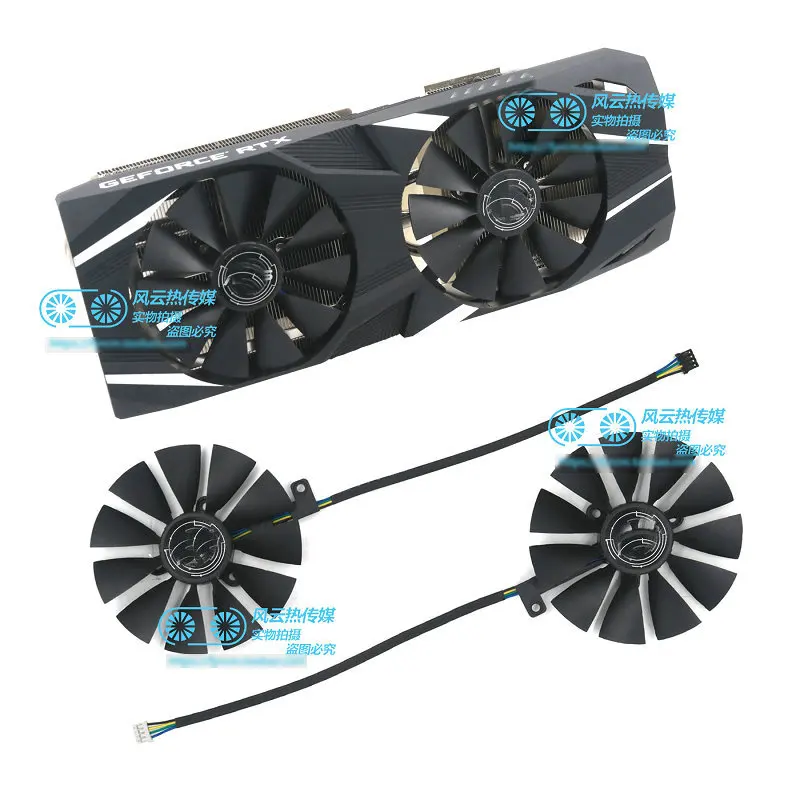 

New Original for ASUS DUAL RTX2060 RTX2070 RTX2080 Graphics Video Card Coolin Fan