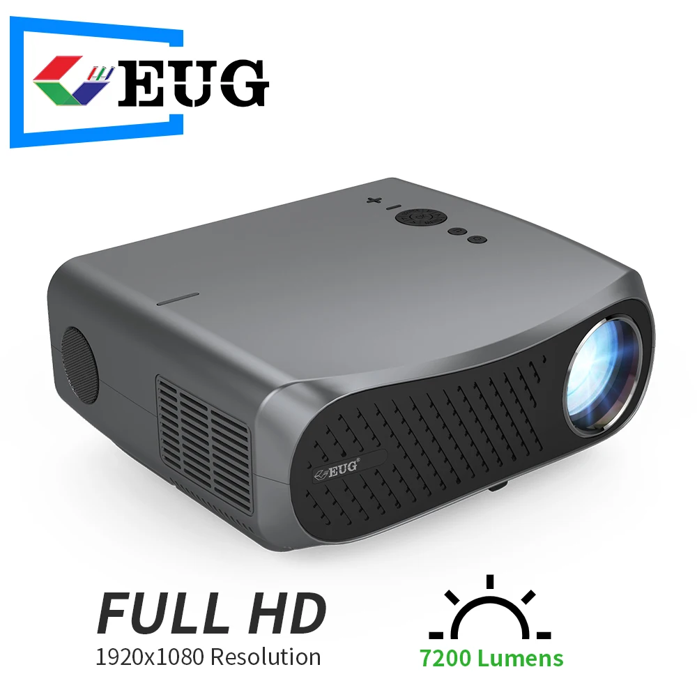 Горячая Распродажа 7200 люмен светодиодный проектор Full HD 1080P Android 6 0 Wifi умный