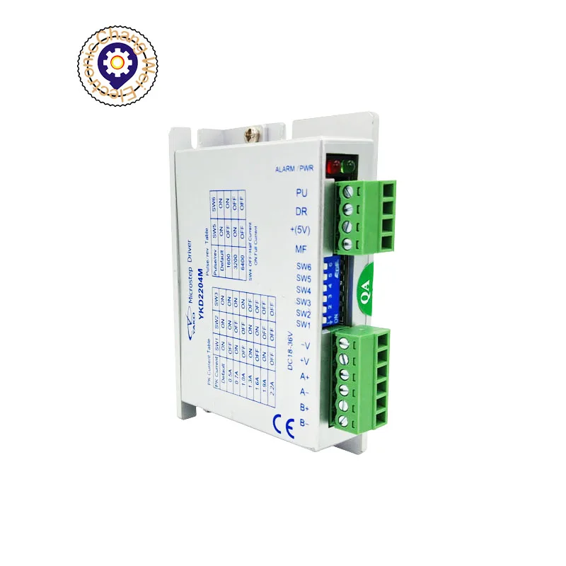YAKO YKD2204M 2-фазный шаговый мотор драйвер DC18-36V 100 кГц использовать для фрезерный