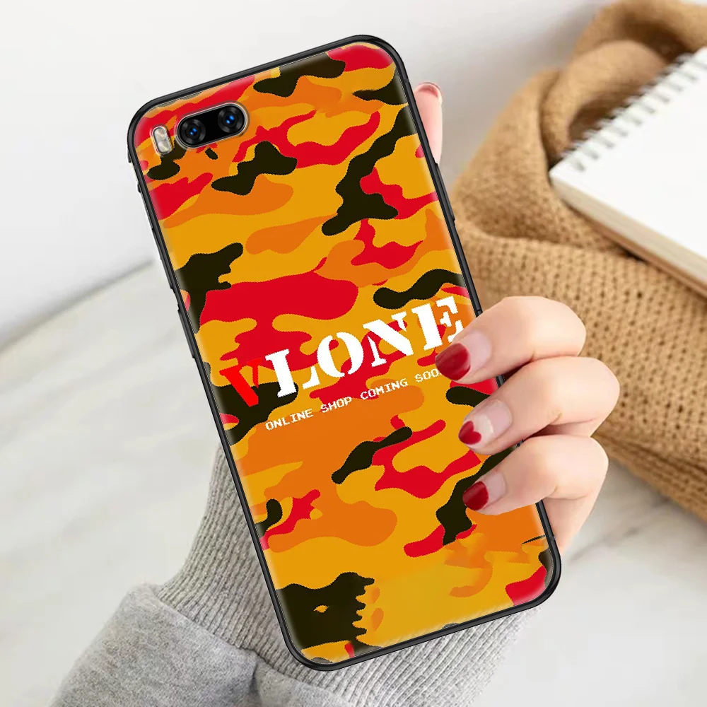 

brand Vlones fashion Phone case For Xiaomi Mi Max Note 3 A2 A3 8 9 9T 10 Lite Pro Ultra black luxury funda tpu cover fashion