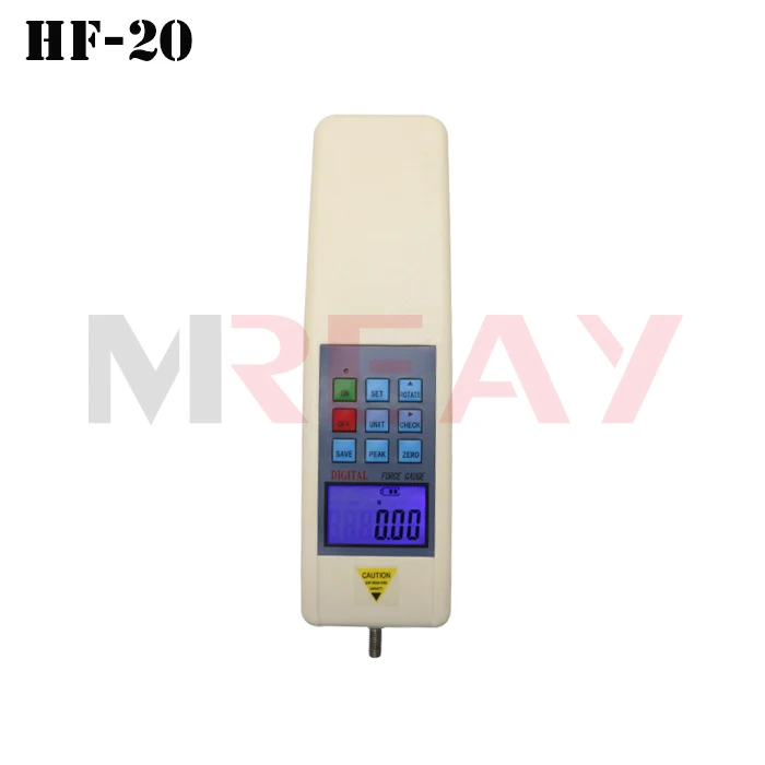 

MREAY HF-20 20N / 2kg 4.5Lb Portable Dynamometer Digital Push Pull Force Gauge With RS232 Measuring Instrument Tool