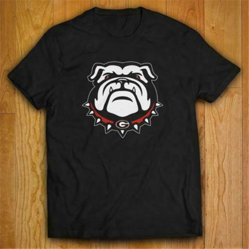 Новая футболка с изображением бульдога из Университета Джорджии все цвета