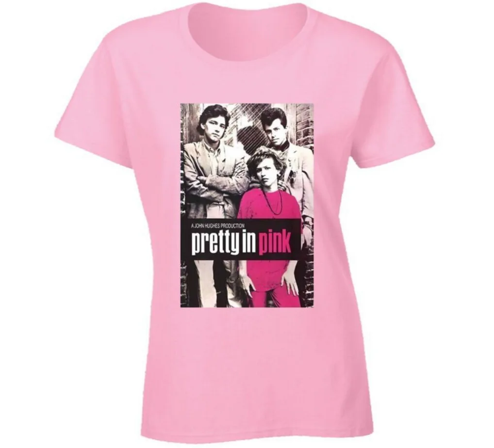 

Pretty In Pink 80s Teen Movie Cult Fan T-Shirt TEE Shirt Cool Casual Cotton