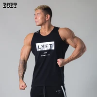 summer muscle mens gym fashion mens sportswear sleeveless wide shoulder tops joggers outdoor running casual mens vest