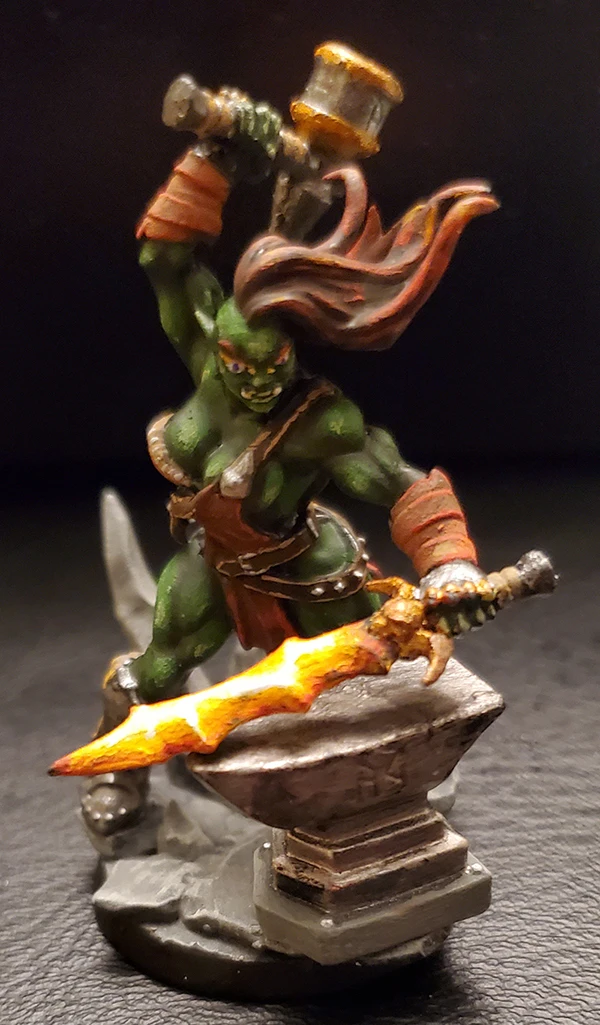 

56mm Resin Model Kits Orc Craftsman Female Figure Unpainted No Color RW-089