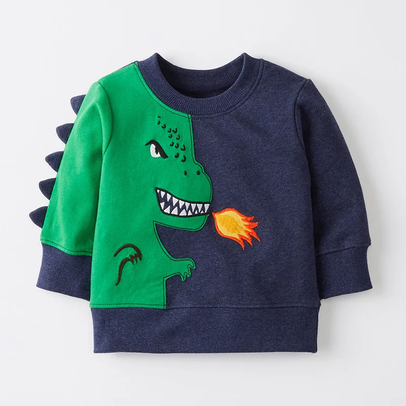 Little maven/Новые осенние толстовки с рисунком лисы для маленьких мальчиков от 2 до 7 лет, Детская осенняя одежда, одежда для мальчиков - Цвет: C0114