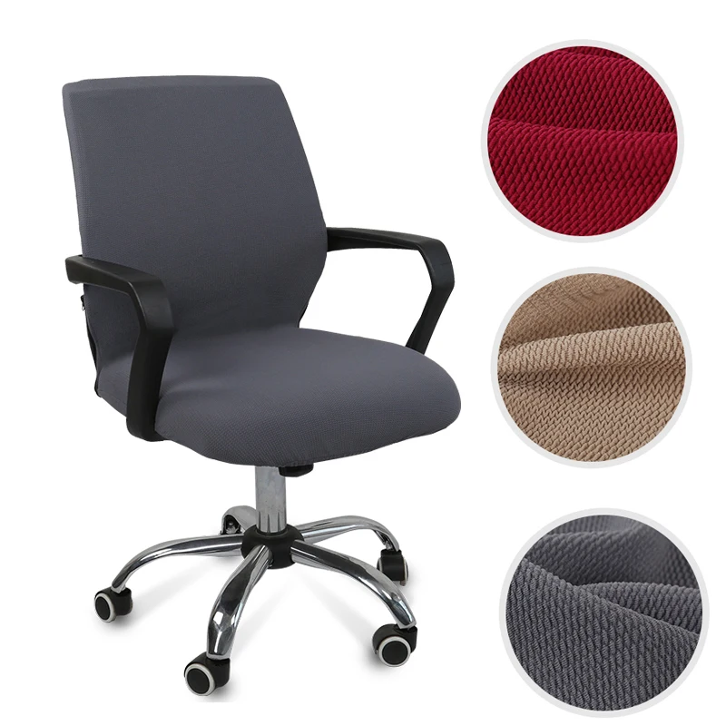 

Modern Embroidery Elastic Chair Cover for Office Computer Chair Cover Removable Spandex Printed Chair Cover Decoration