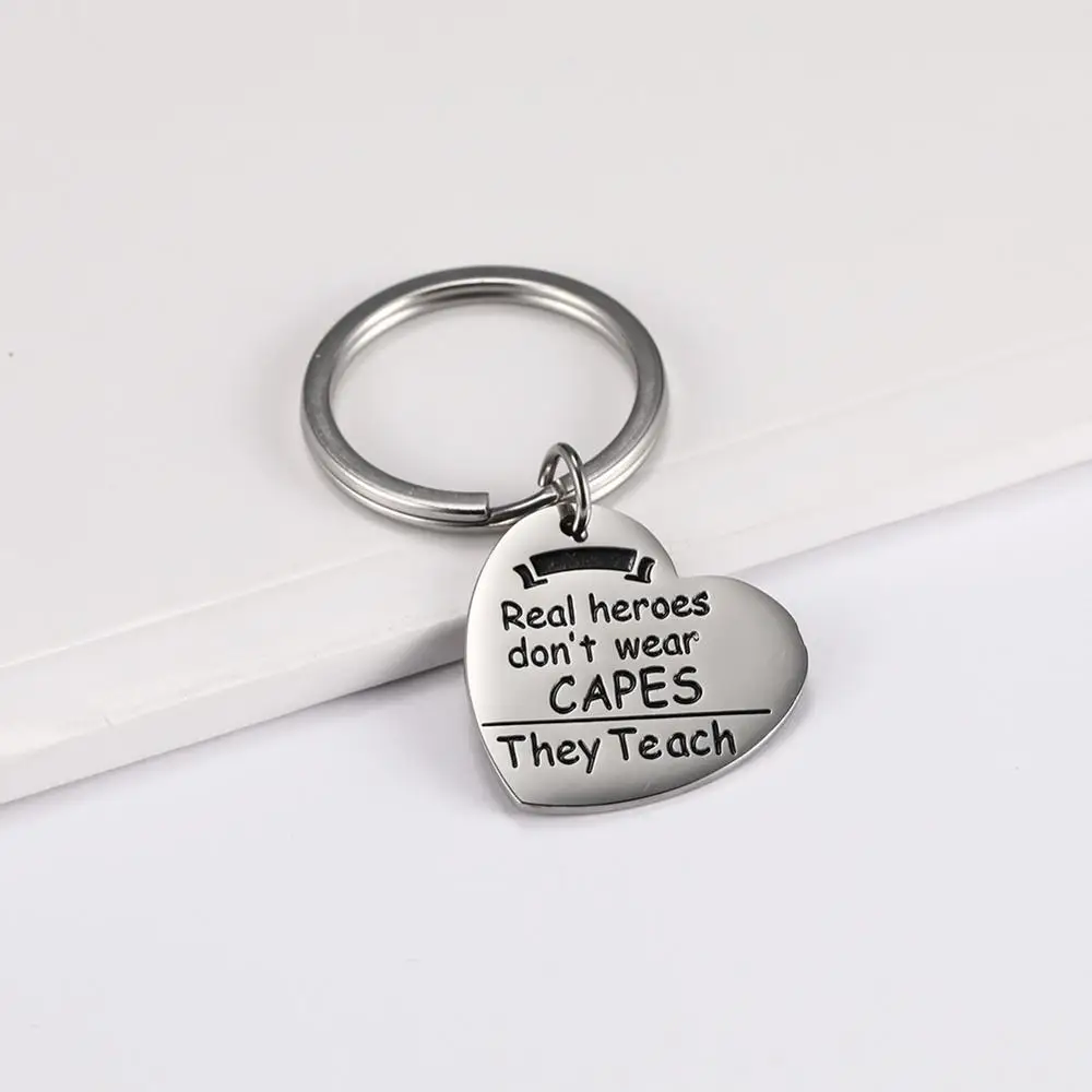 Skyrim Fashion Message Heart Key Chain Finder Stainless Steel Charm Keyring Pendant for to Bag New Year Gift Mom Dad Teacher | Украшения и