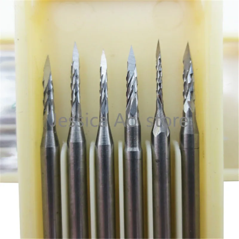 

8 шт. 0,6-2 мм 2,35 мм хвостовик микро резаки для зубной резьбы ювелирные изделия нож для резьбы микро резак для резьбы острый нож игла